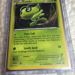 2017 Pokemon TCG Celebi XY187 NM Black Star Promo Holo Rare - Image 3