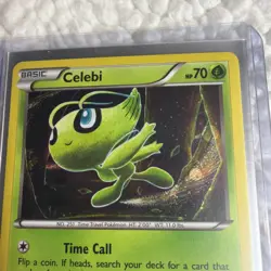 2017 Pokemon TCG Celebi XY187 NM Black Star Promo Holo Rare - Image 4