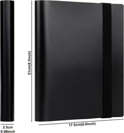 Card Binder - 4 Pocket Trading Card Collection Album Folder - 160 Side Loadin... - Image 4