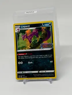 Liepard SWSH187. Brilliant Stars Pokemon Prerelease Promo Sealed Card - Image 1