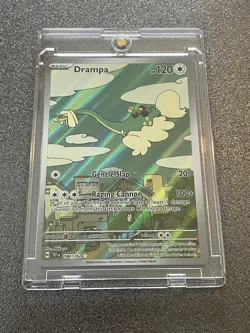 Pokemon TCG Drampa Temporal Forces Illustration Rare Holo Card 184/162 - Image 1