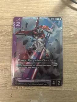 Bandai Gundam Card GCG ST09-006 C+ Sword Impulse Gundam Destiny Ignition Promo - Image 1