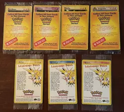 POKEMON LOT OF 4 - THE FIRST MOVIE PROMO & LOT OF 3 LEGENDARY BIRDS - Image 1