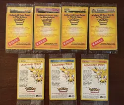 POKEMON LOT OF 4 - THE FIRST MOVIE PROMO & LOT OF 3 LEGENDARY BIRDS - Image 3