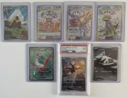 LOT Pokemon Surging Sparks Latios 203 PSA 9, SIR, EX Dugtrio 208 Latias 220 - Image 1