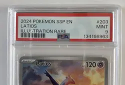 LOT Pokemon Surging Sparks Latios 203 PSA 9, SIR, EX Dugtrio 208 Latias 220 - Image 3