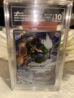 Pokemon Tornadus 210 Sv Scarlet & Violet Promo Holo TAG graded 10 card - Image 1