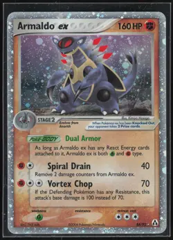 Pokemon TCG Armaldo ex #84/92 Legend Maker - Image 1