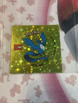 2001 Taps Gold Holo Zapdos Moltres Articuno Pog Stickers Pokemon Non-TCG - Image 3