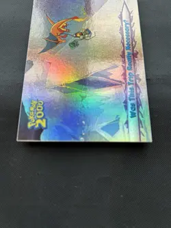2000 Topps Pokemon The Movie 2000 Trip Really Necessary - Rainbow Foil #49 - LP - Image 3