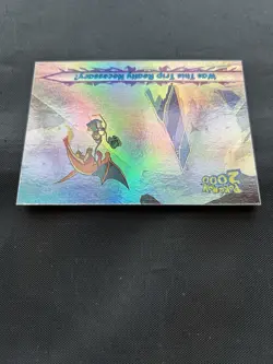 2000 Topps Pokemon The Movie 2000 Trip Really Necessary - Rainbow Foil #49 - LP - Image 4