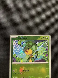 Pokemon TCG Pansage 004/086 (Master Ball Pattern) Sv: Black Bolt Near Mint - Image 3