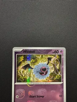 Pokemon TCG Woobat 036/086 (Master Ball Pattern) Sv: White Flare Near Mint - Image 3