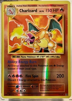 Pokemon TCG: Charizard - Evolutions 2016 (11/108) "Reverse Hologram!" NM - Image 1