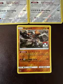 Pokemon League PROMO (8) Card Set Registeel Regice Regirock Regigigas - Image 4