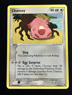Pokemon TCG - Chansey (19/112) EX FireRed & LeafGreen - Regular Rare - MP/LP - Image 1