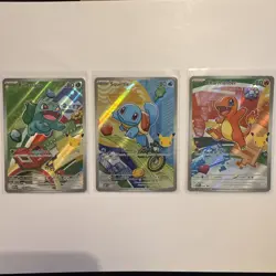 Pokemon TCG First Partner Illustration Collection Series 1 Kanto GEN 1 Starter 2 - Image 1