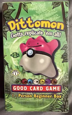 Dittomon Jungle Sealed Box 1st edition - Fan made - Chefkenlee 10pks Pokemon - Image 1