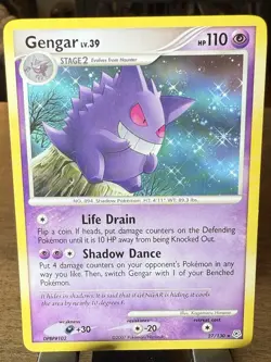 Pokemon Gengar 27/130 Diamond & Pearl Rare Non Holo English - MP - Image 1