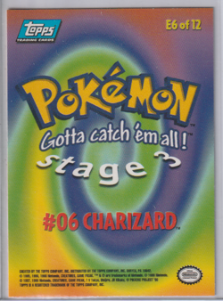 Charizard 1999 Topps Pokemon Movie #E6 - Image 2