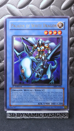| Yugioh Paladin of White Dragon MFC-026 1st Ultra Rare Magicians Force HP 🔥 | - Image 1
