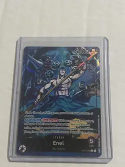 One Piece Adventure On Kami's Island Enel OP15-058 Leader Alt Art English - Image 1