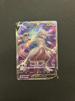 Mewtwo V SWSH229 Holo Promo Sword & Shield Promo Pokemon NM - Image 1
