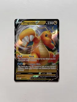 Pokemon TCG Dragonite v SWSH154 Sword & Shield Promo Holo Card NM Condition - Image 1
