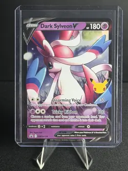 Pokemon SWSH: Sword & Shield Promo Dark Sylveon V SWSH134 Holo Celebrations NM - Image 1