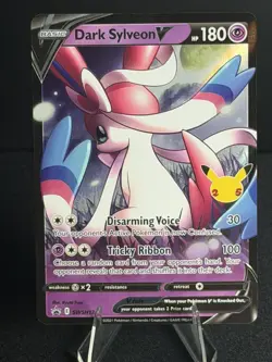 Pokemon SWSH: Sword & Shield Promo Dark Sylveon V SWSH134 Holo Celebrations NM - Image 3
