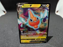 Pokemon TCG Rotom V SWSH257 Sword & Shield Promo Ultra Rare Holo Card NM - Image 1