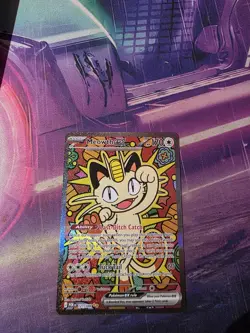 Meowth 121/088 Perfect Order Sir Pokemon Card Near Mint English - Image 1