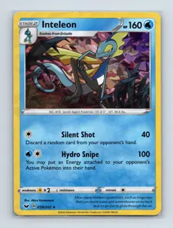 Inteleon - (Cracked Ice Holo) 059/202 Holo Deck Exclusives - Pokemon Card - LP - Image 1