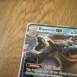 Pokemon Blastoise GX Ultra Rare 35/214 Sun Moon Unbroken Bonds Holo NM Card - Image 3
