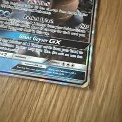 Pokemon Blastoise GX Ultra Rare 35/214 Sun Moon Unbroken Bonds Holo NM Card - Image 5