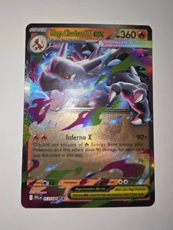 Mega Charizard X EX Full Art Holo 013/094 Phantasmal Flames Pokemon Card TCG NM - Image 1