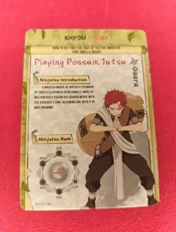 Naruto Kayou English Series 2 Card - Gaara - NRSA02-SSR-014L3 - Image 2