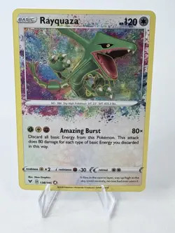 Pokemon Card TCG - Rayquaza 138/185 Amazing Rare Vivid Voltage Near Mint - Image 1