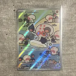 Clobbopus 207/192 Illustration Rare Holo SV08 Pokemon EN Card Surging Sparks NM - Image 1