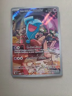 Pokemon TCG Team Rockets Wobbuffet Black Star Promo Card 203 NM - Image 2
