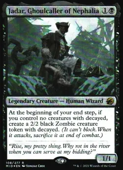 Innistrad: Midnight Hunt #108 Jadar, Ghoulcaller of Nephalia FOIL - Image 1