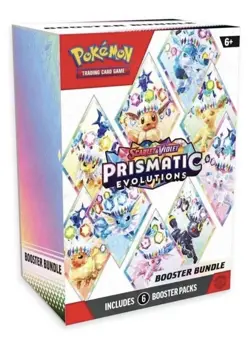 Pokemon TCG Scarlet & Violet Prismatic Evolutions Booster Bundle New Sealed - Image 1