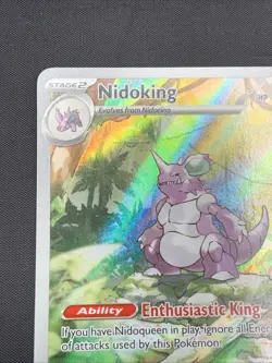 Pokemon Nidoking 174/165 SV Scarlet & Violet 151 Illustration Rare English NM - Image 2