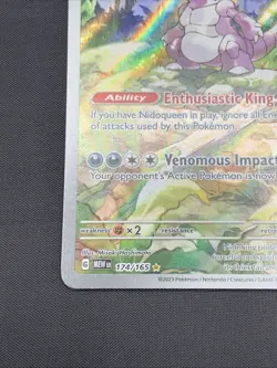 Pokemon Nidoking 174/165 SV Scarlet & Violet 151 Illustration Rare English NM - Image 4