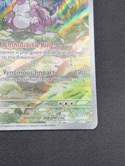 Pokemon Nidoking 174/165 SV Scarlet & Violet 151 Illustration Rare English NM - Image 5