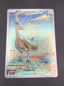 Skarmory 209/191 - Pokemon TCG SV08: Surging Sparks - Illustration Rare (NM) - Image 1