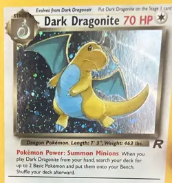 Pokemon Team Rocket Set Dark Dragonite 5/82 Rare Holo!!! - Image 3