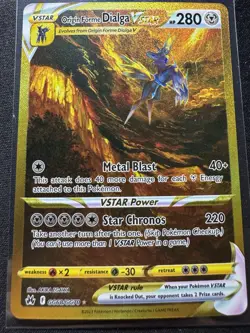 Dialga VSTAR GG68/GG70 Pokemon Crown Zenith Secret Rare #68 - Image 1