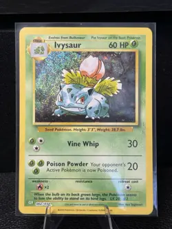 Pokemon TCG - Ivysaur - 30/102 - Unlimited Base Set - Uncommon (1999) - Image 1