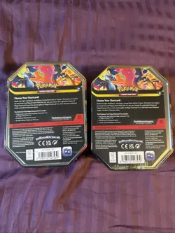 Pokemon Mega Charizard -Set of 2- Tins - Image 2